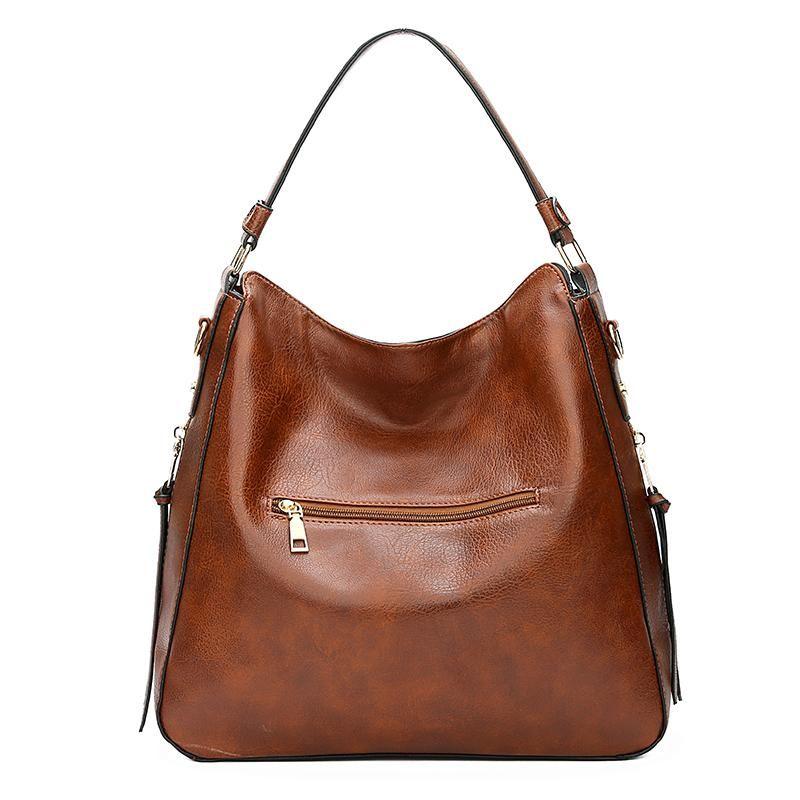Set Hobo Bag in Pelle di Lusso a 3 Pezzi