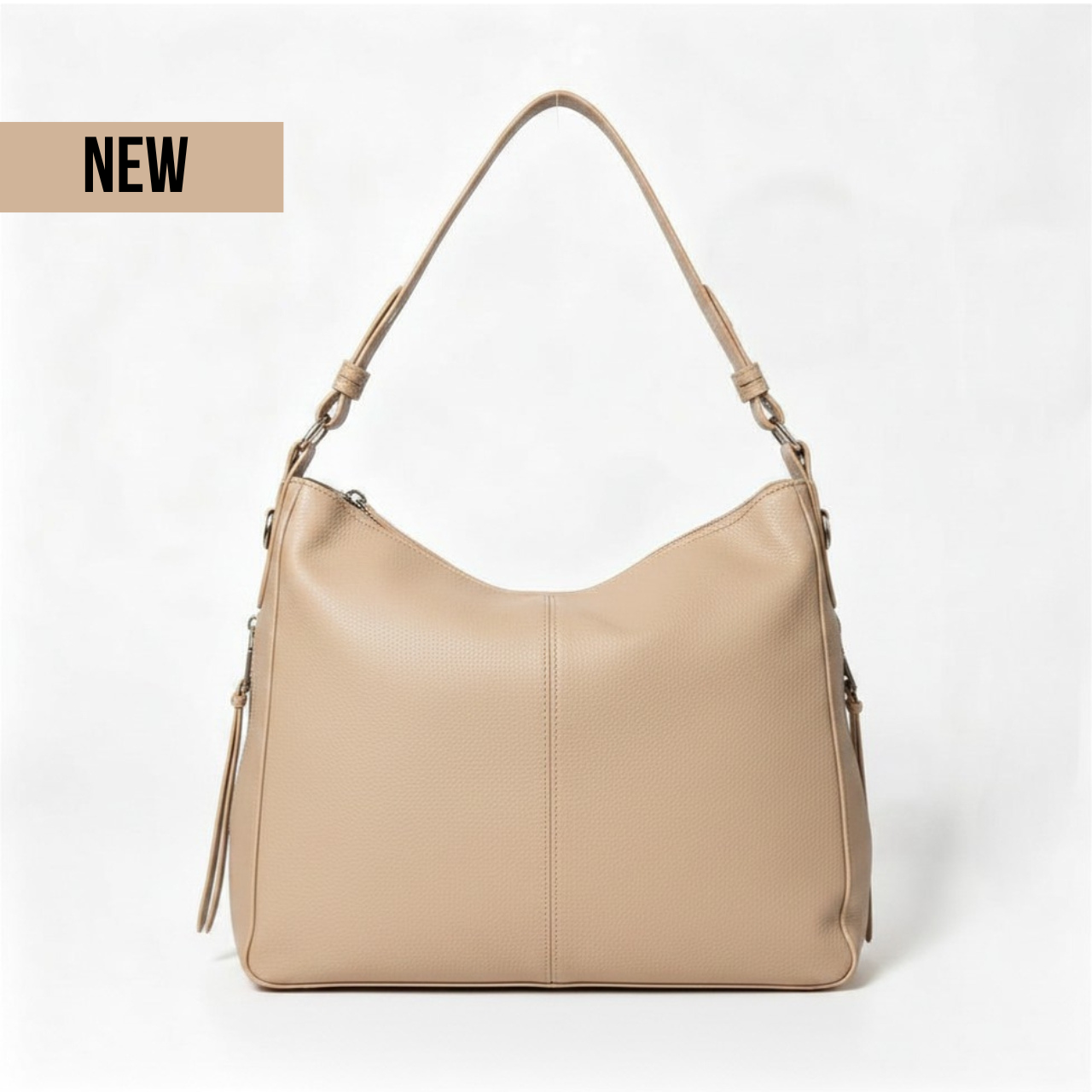 Borsa Hobo Antifurto in Pelle di Lusso 2.0 + Portafoglio Omaggio (Edizione Sicurezza a 6 Strati)