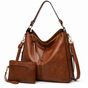 Borsa Hobo Antifurto in Pelle di Lusso + Portafoglio Omaggio