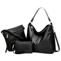 Set Hobo Bag in Pelle di Lusso a 3 Pezzi