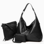 Set Borsa Hobo Morbida a 3 Pezzi