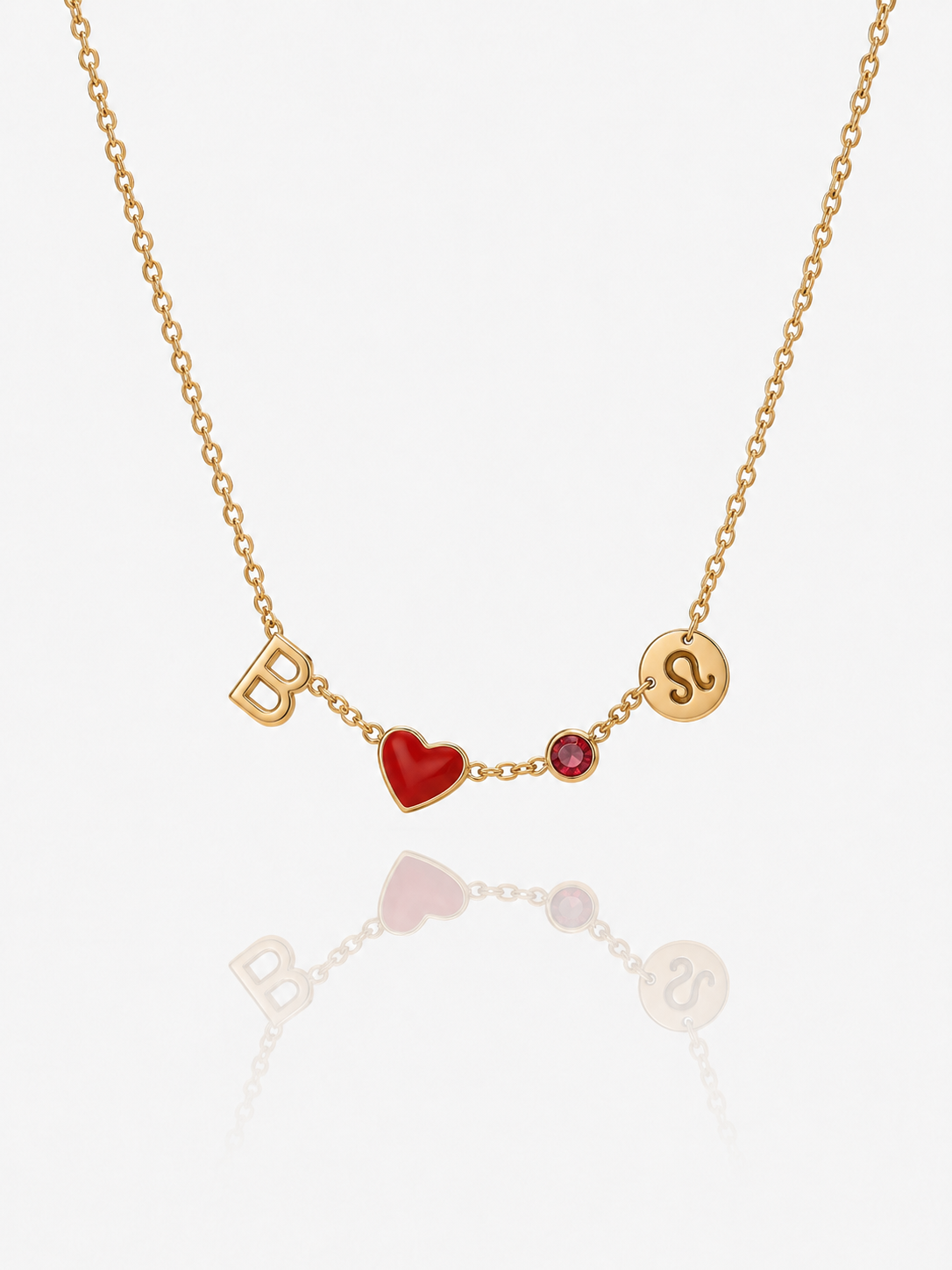 Collana Cuore con Iniziale