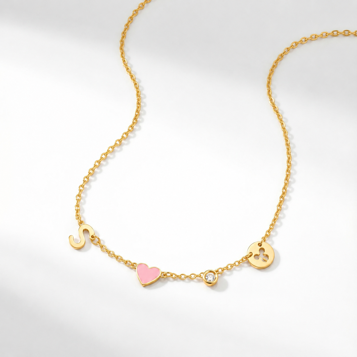 Collana Cuore con Iniziale