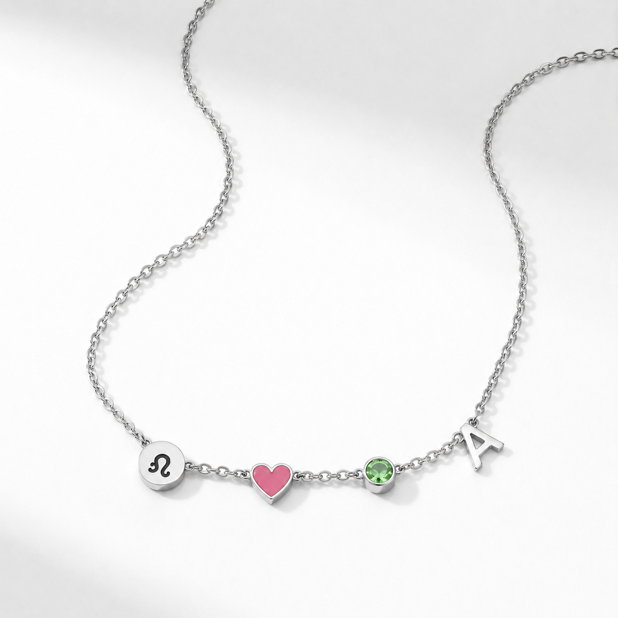 Collana Cuore con Iniziale
