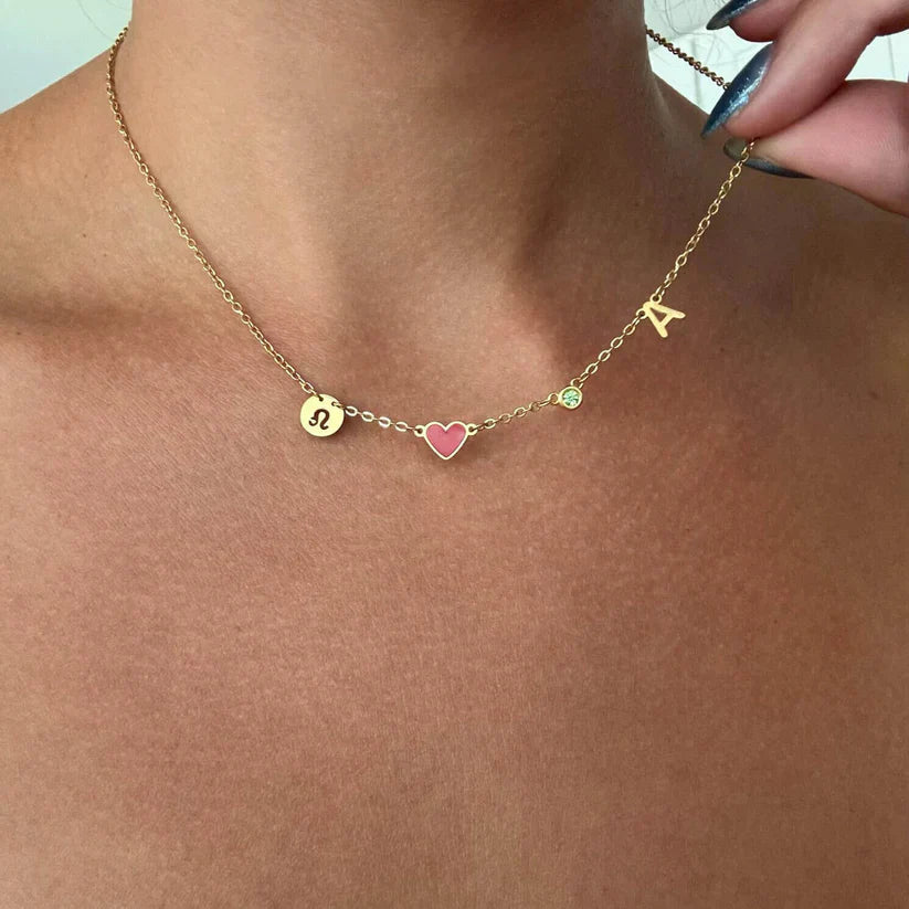 Collana Cuore con Iniziale