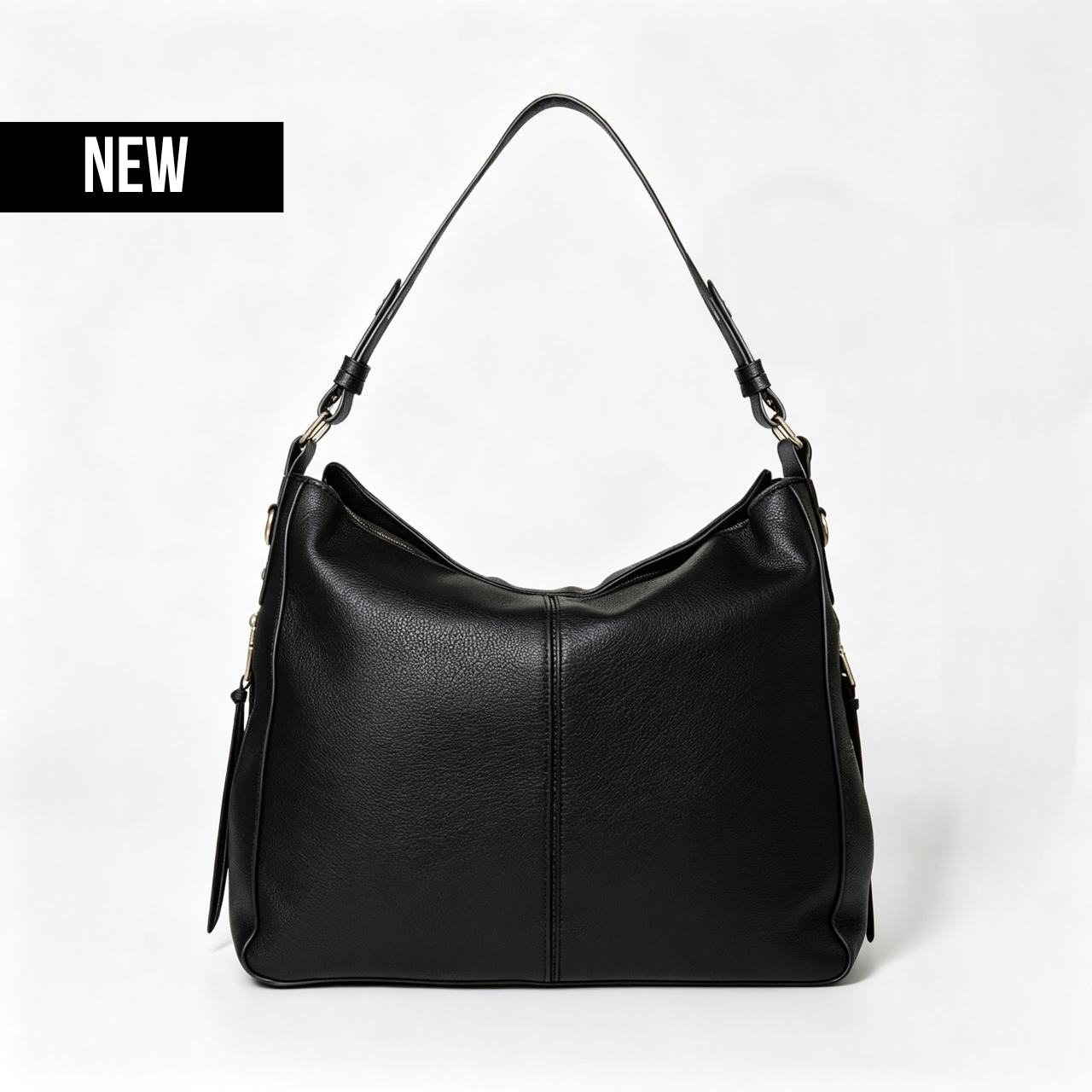 Borsa Hobo Antifurto in Pelle di Lusso 2.0 + Portafoglio Omaggio (Edizione Sicurezza a 6 Strati)