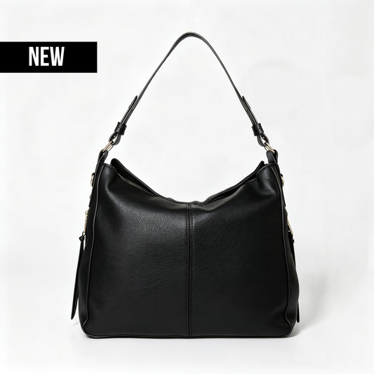 Borsa Hobo Antifurto in Pelle di Lusso 2.0 + Portafoglio Omaggio (Edizione Sicurezza a 6 Strati)