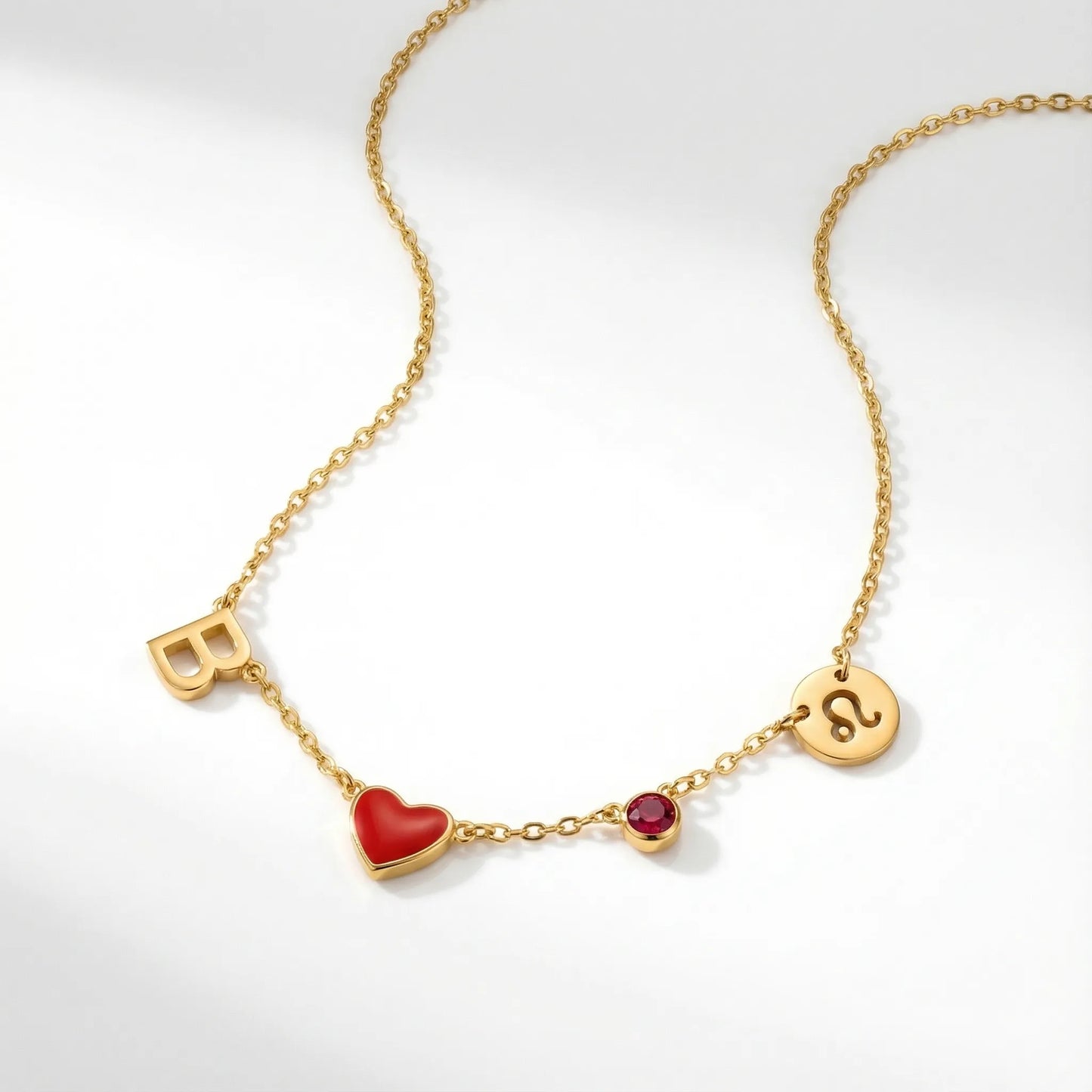 Collana Cuore con Iniziale
