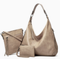Set Borsa Hobo Morbida a 3 Pezzi